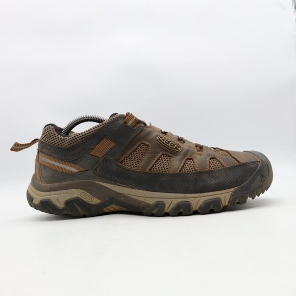 Keen Targhee Vent Hiking Men's US Size 10 M Brown Leather Outdoor Trail Sneakers - Picture 1 of 9
